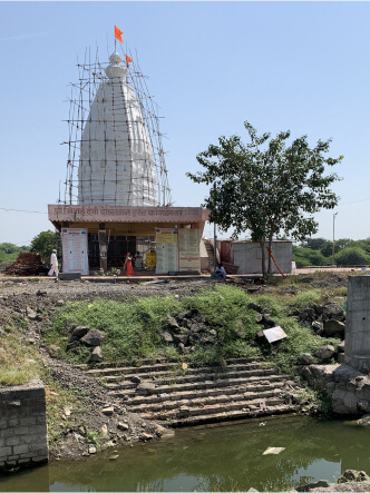 Cluster of Rakhandars next to Bhivai Temple